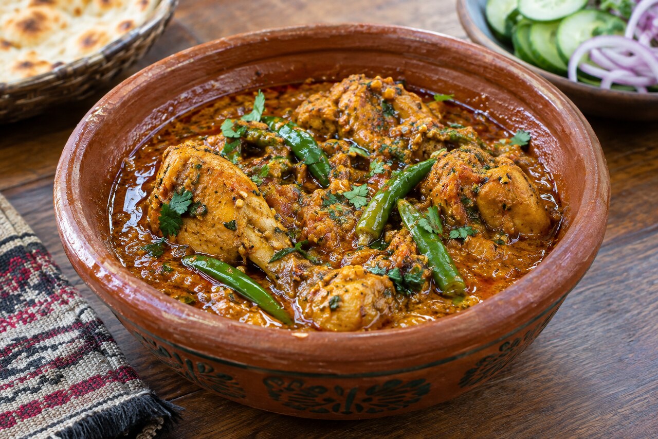 Chicken Achari Handi