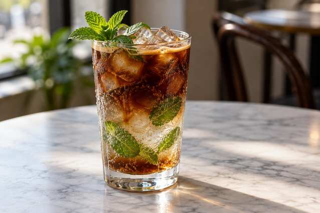 Coffee Mint Soda