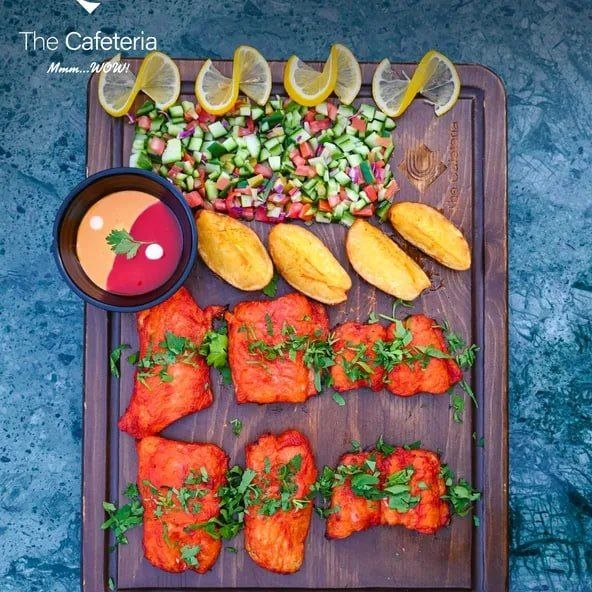 Grilled Fish with sweet potato