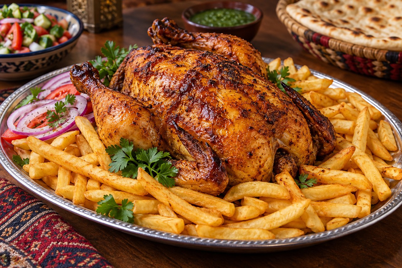 Whole Chicken with Fries