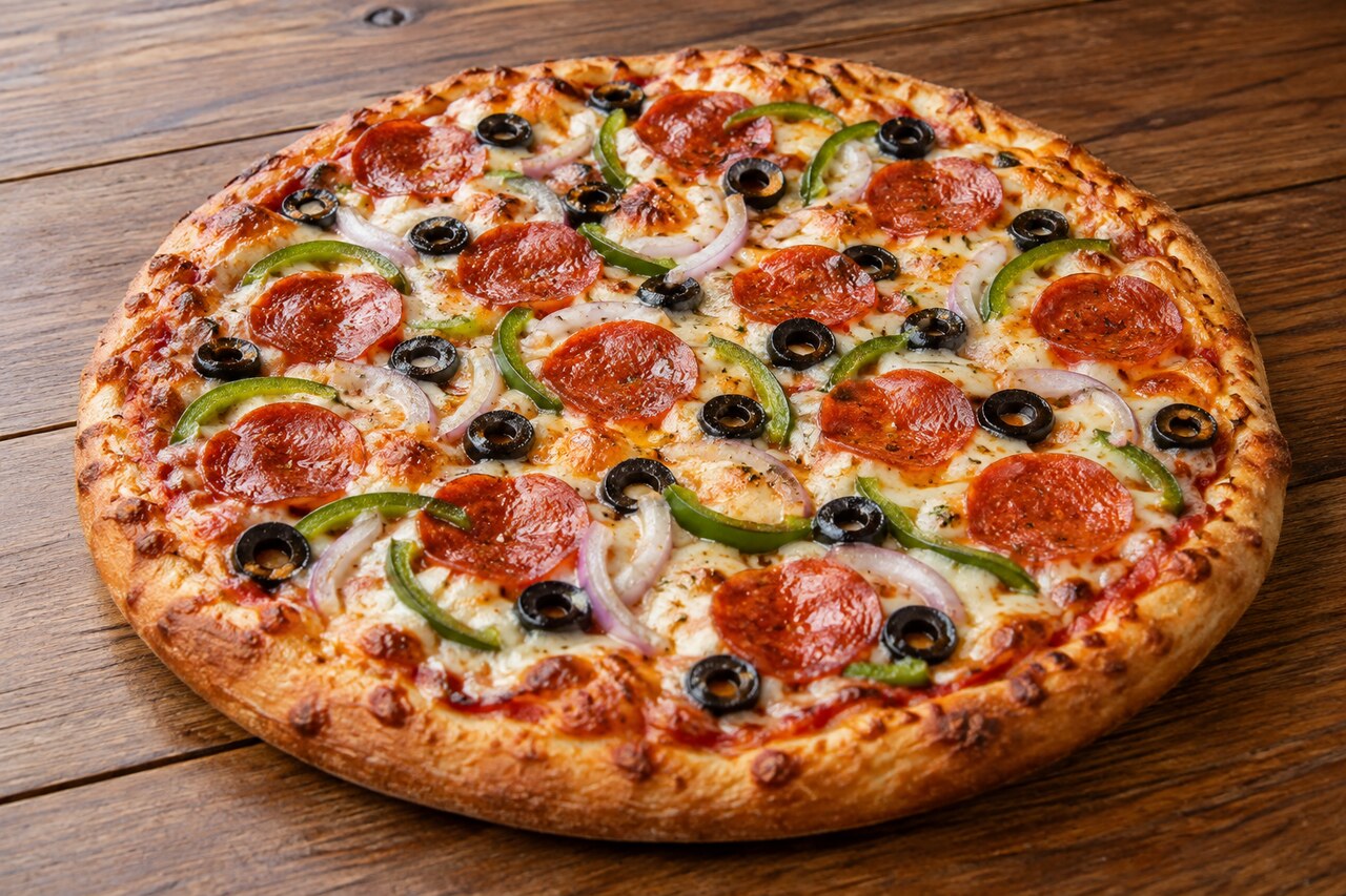 Pepperoni and Cheese Pizza