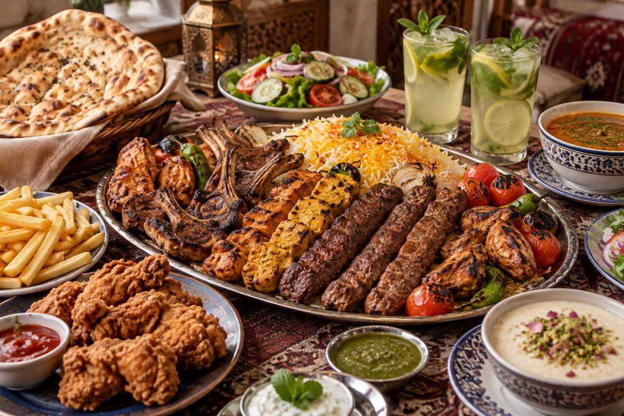 Larg Kabab Platter