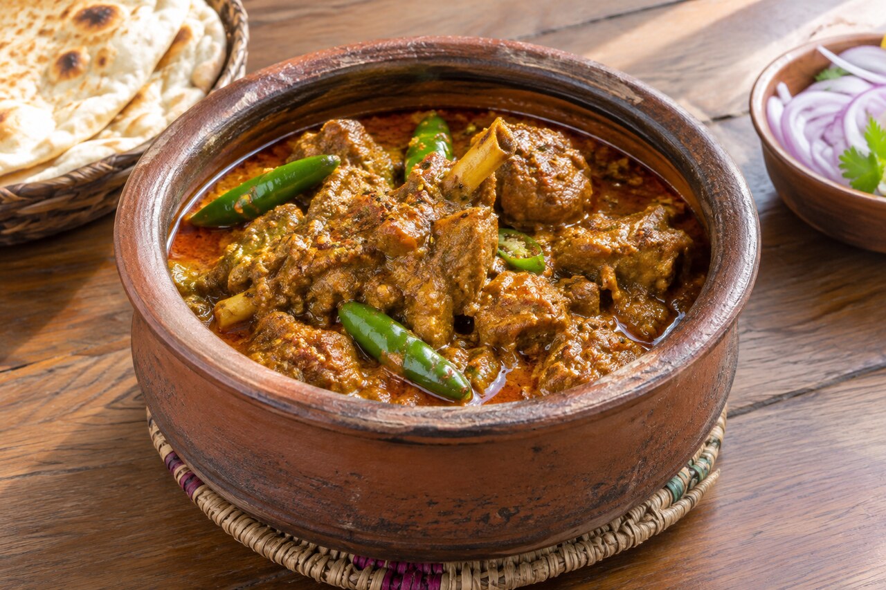 Mutton Achari Handi
