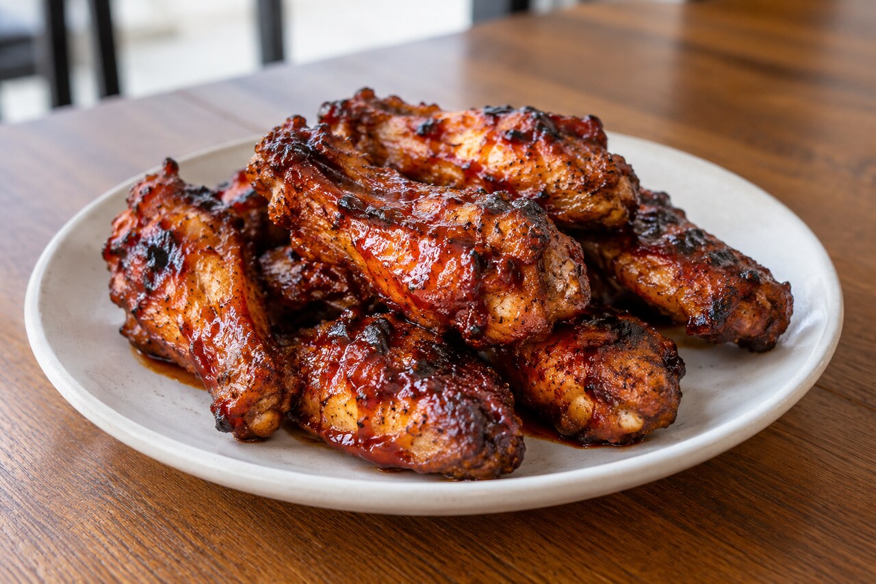 BBQ Grilled Chicken Wings