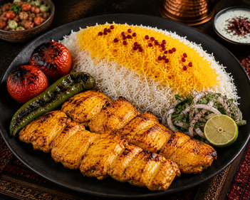 Rice Chiken kabab