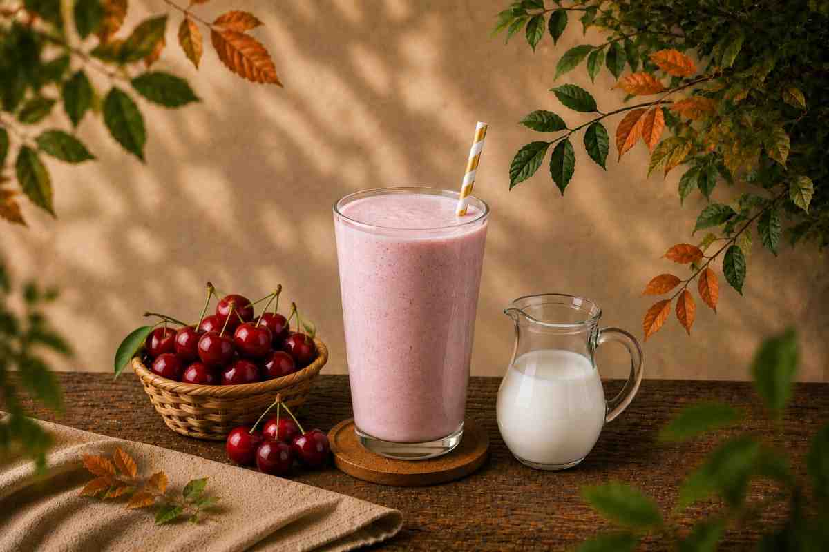 Sour Cherry Milk Juice