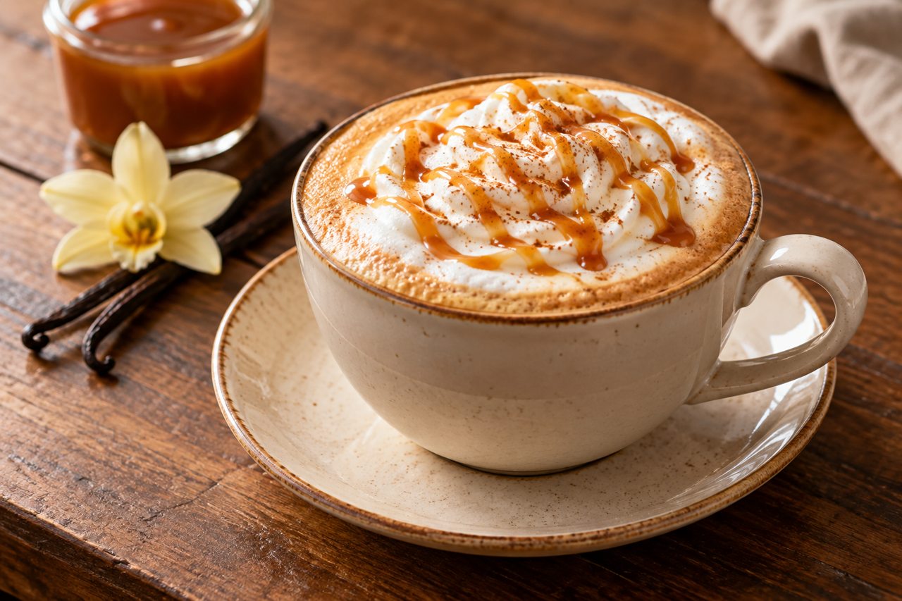 Vanilla Caramel Cappuccino