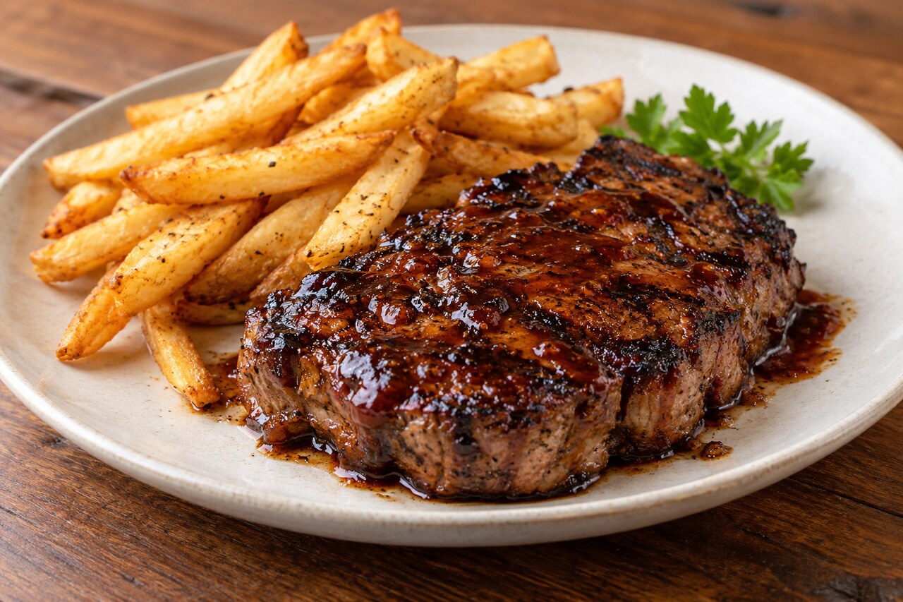 Smoked BBQ Steak