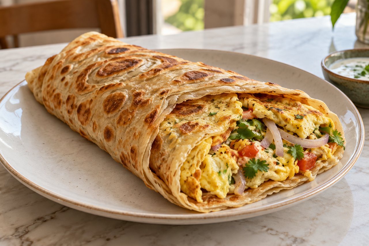 Omelette Paratha