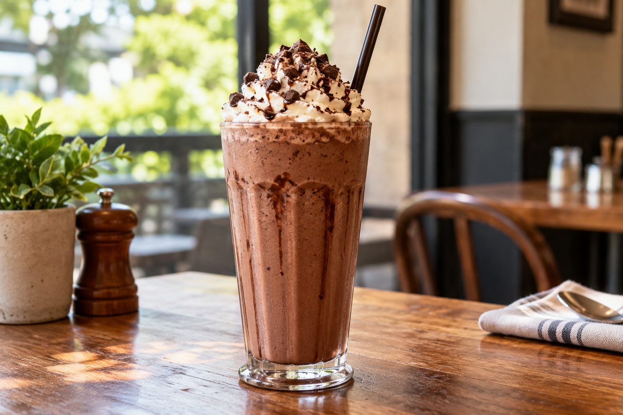 Belgian Chocolate Milkshake