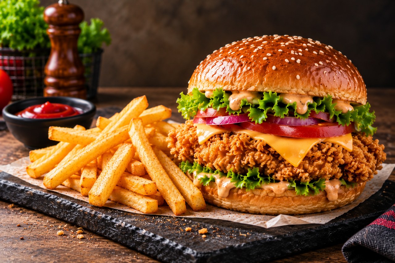 Zinger burger