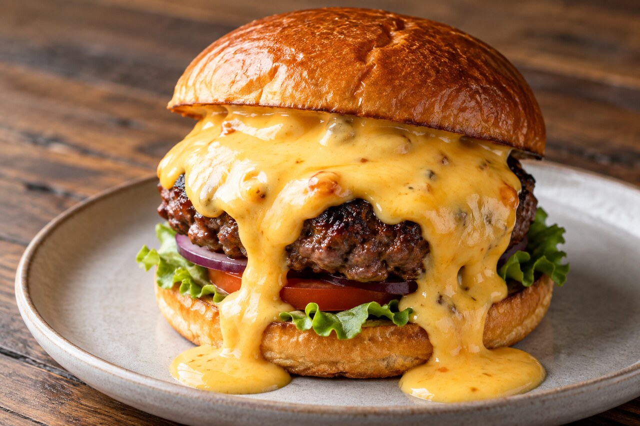 Cheese Lava Burger