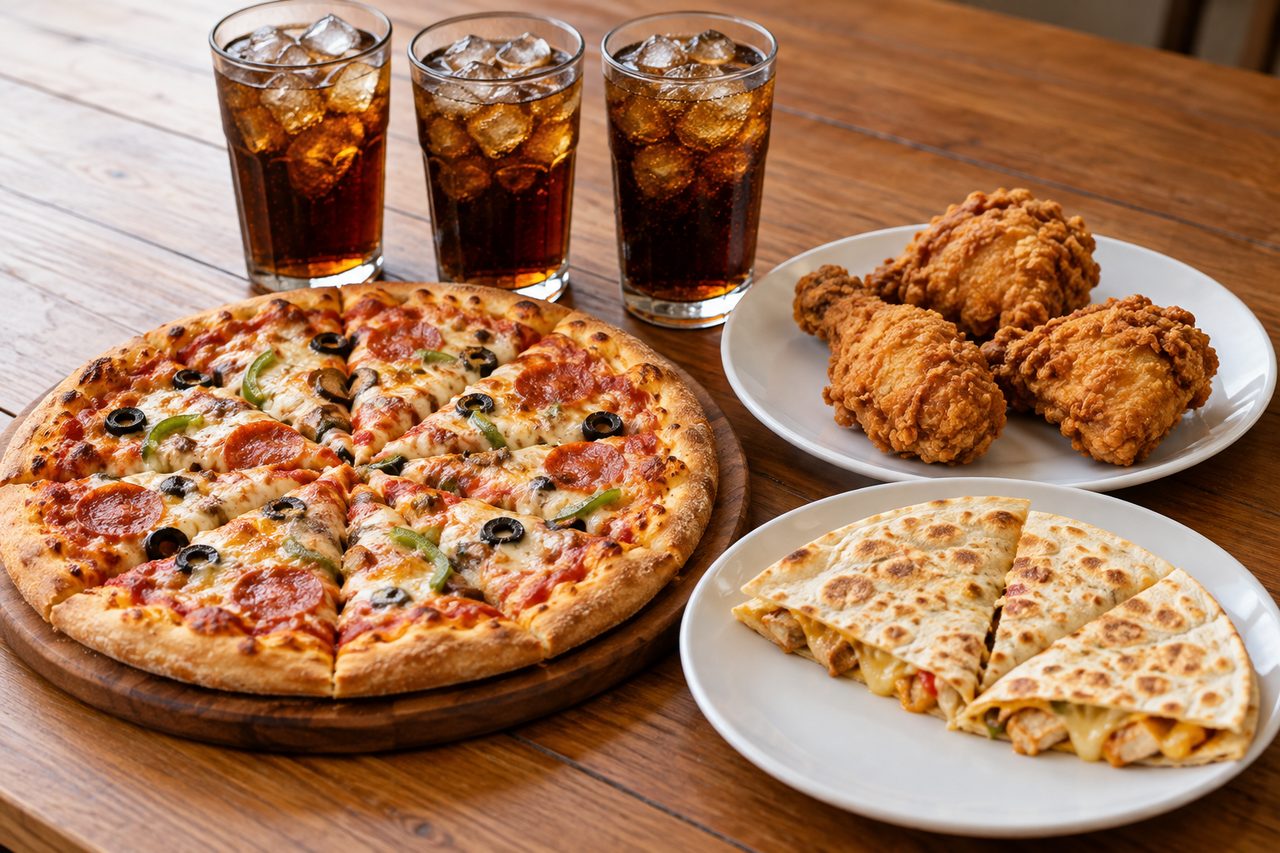 Family Package 3 People — Pizza