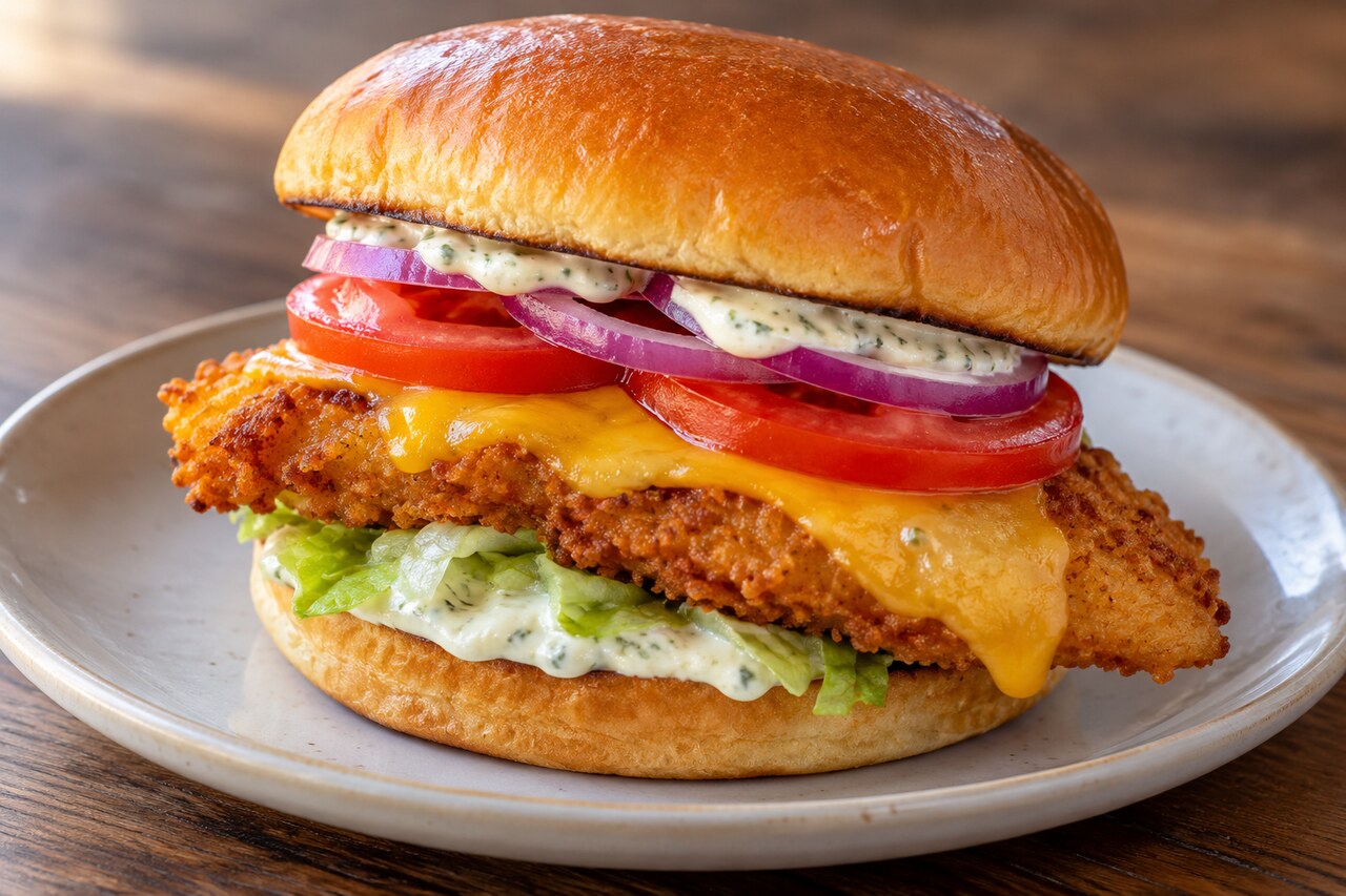 Crispy Fish Burger